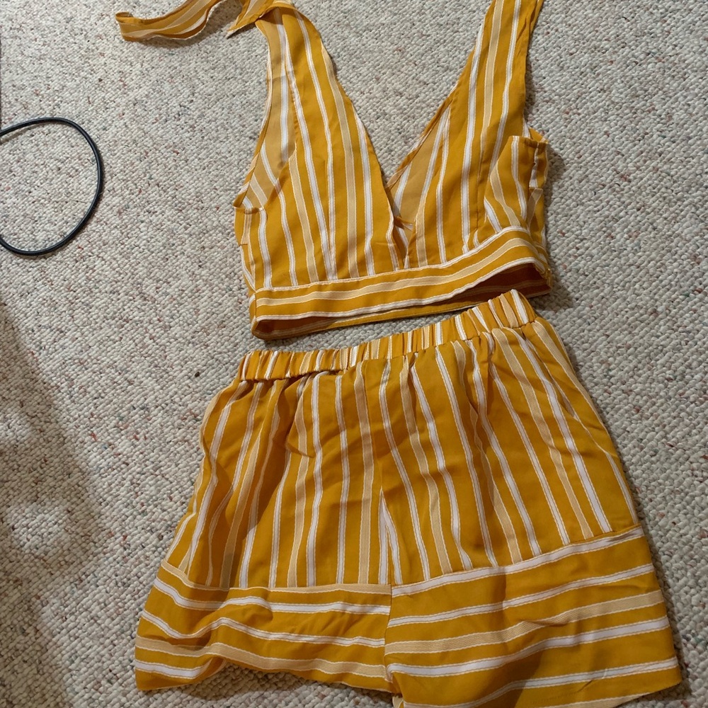 Yellow matching set